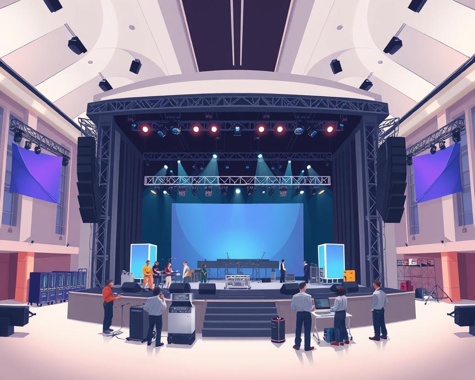indoor stage rental near me