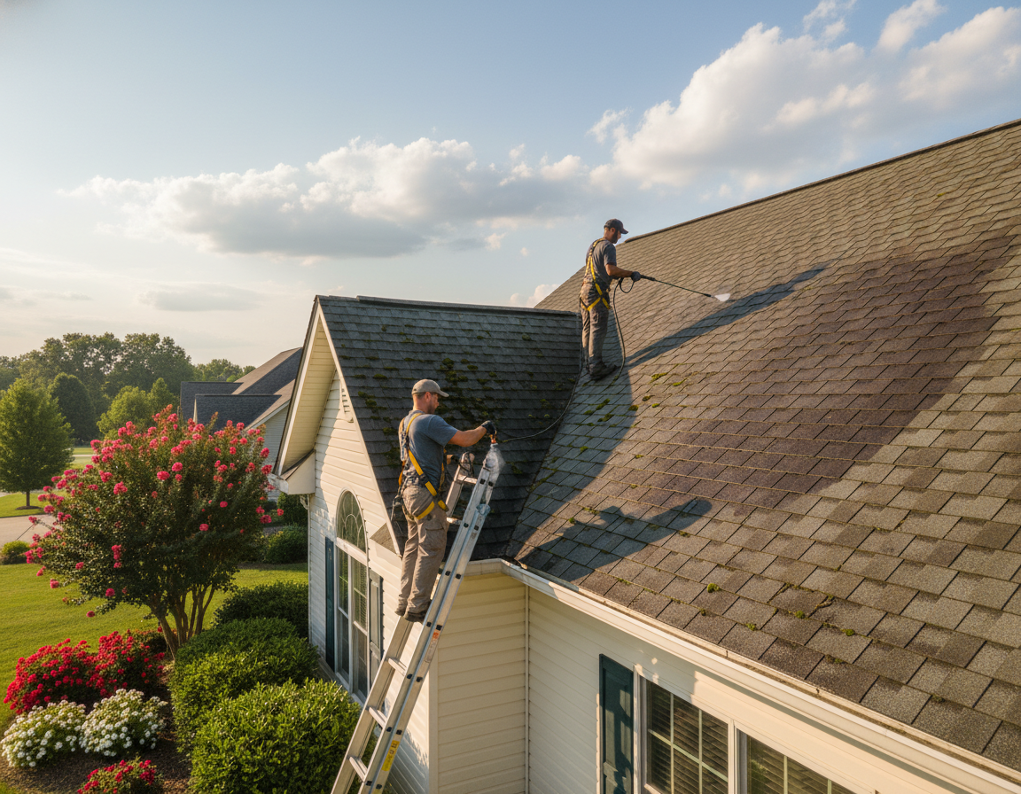 Roof Cleaning In Hilliard